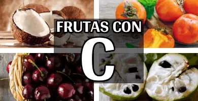 entre las frutas con la c más conocidas, se encuentan el coco, la cereza y el caqui