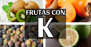 el kiwi es una de las frutas con k más conocidas por su contenido en vitamina c mientras el kaki es una fruta con k con alto contenido en fibra