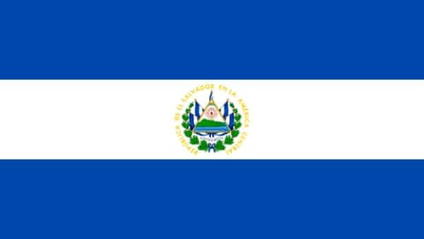 bandera de el salvador