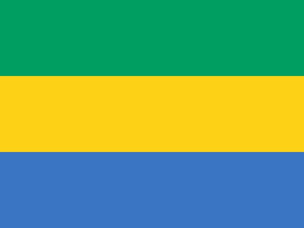 bandera gabon