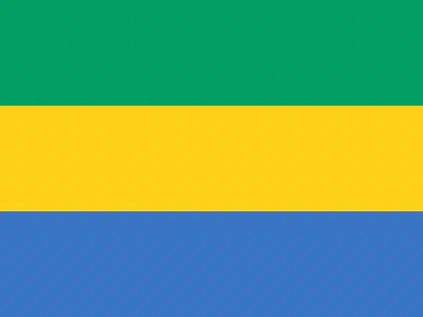 bandera gabon