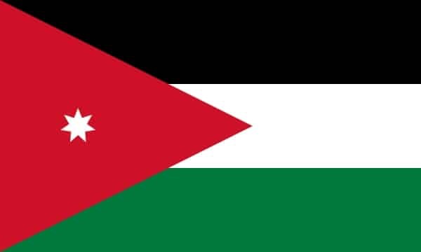 bandera jordania