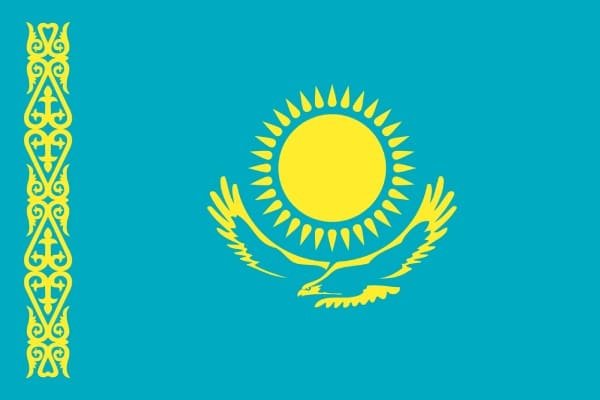 bandera kazajistan