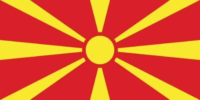 bandera macedonia del norte