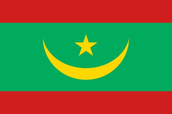 bandera mauritania