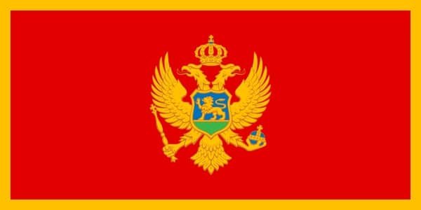 bandera montenegro