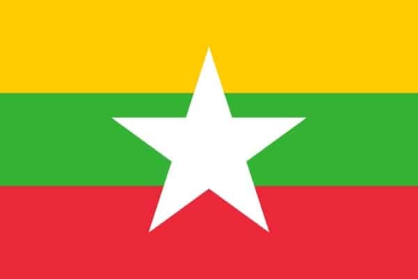 bandera myanmar