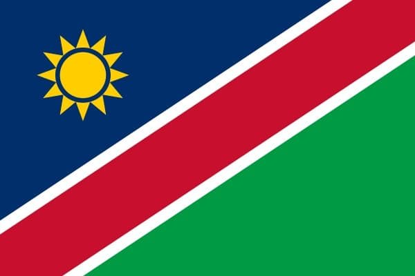 bandera namibia