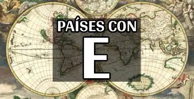 listado completo de paises con e
