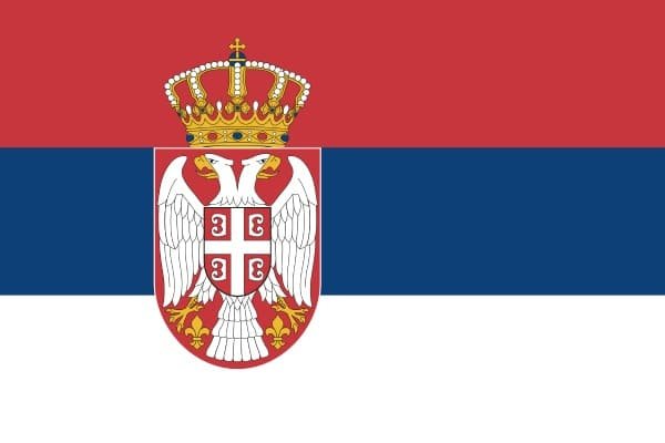 bandera serbia