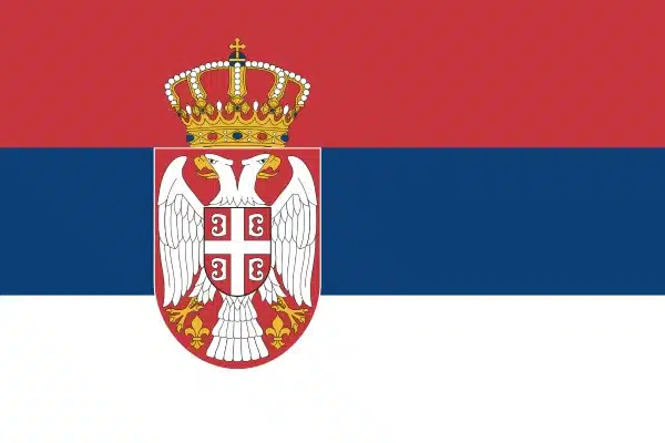 bandera serbia