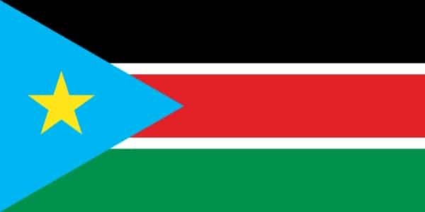 bandera sudan del sur