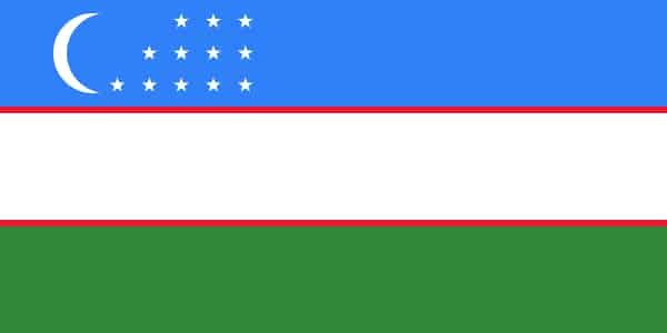 bandera uzbekistan