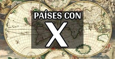 paises con x listado completo